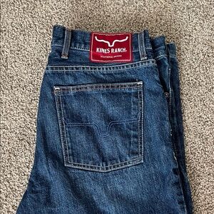 Kimes Ranch Men's Dark Blue Bootcut Jean